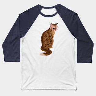 Specs and spots cat Baseball T-Shirt